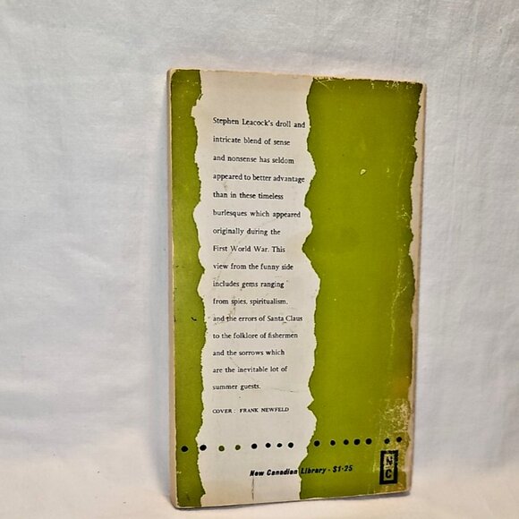 Stephen Leacock - Frenzied Fiction - 1968 #N48 New Canadian Library - VG Cond - Picture 2 of 3
